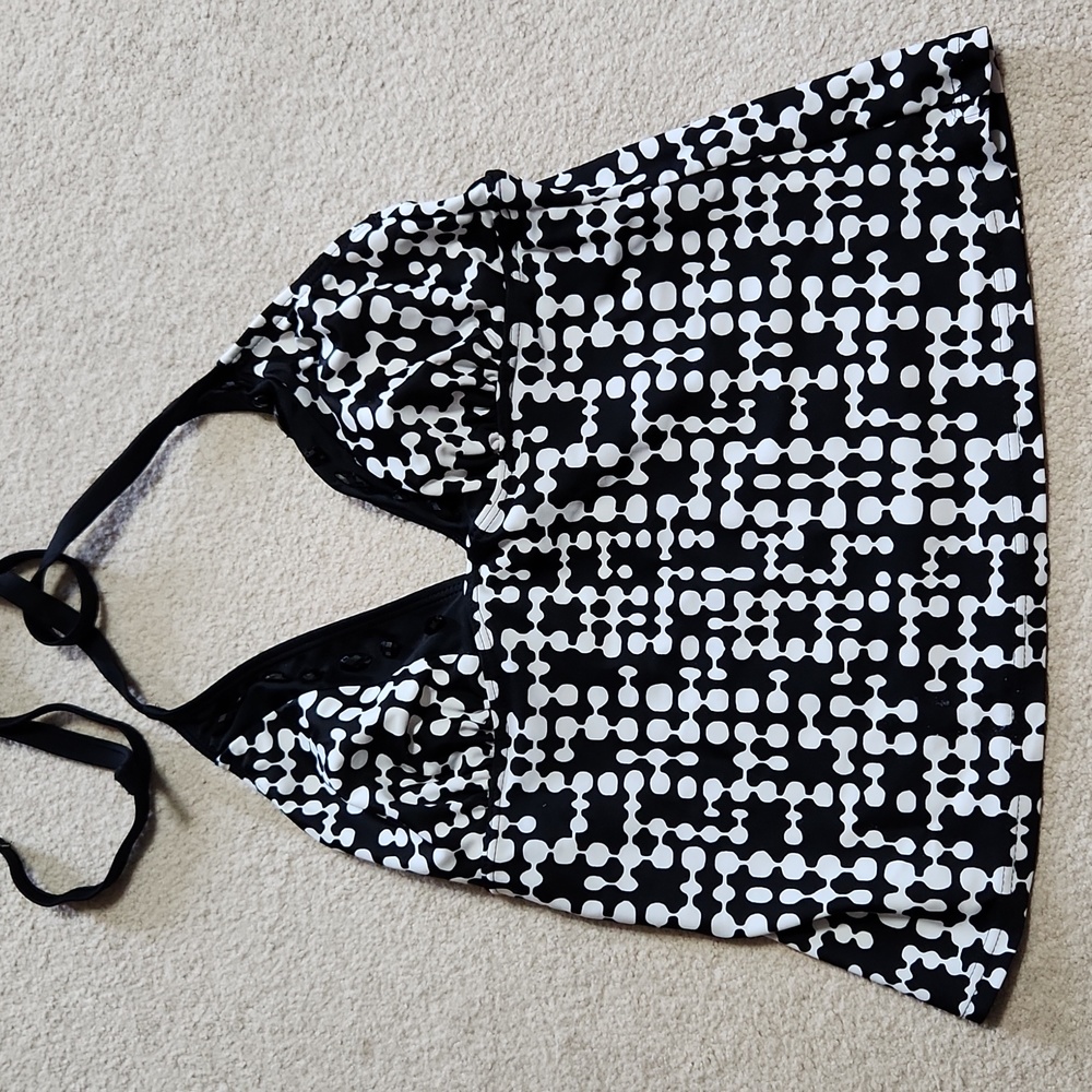 APT 9 Tankini Suit - Black and White - 8